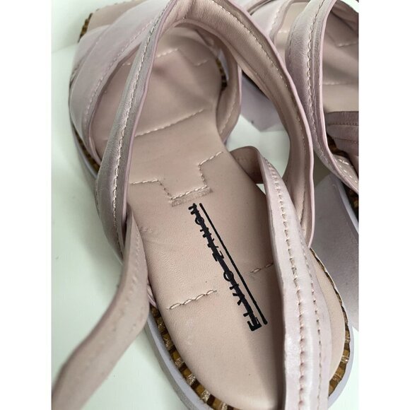 Anthropologie Elvio Zanon Cross Strap Sport Sandals Lilac Purple Size 40 US 9.5 - Picture 7 of 7